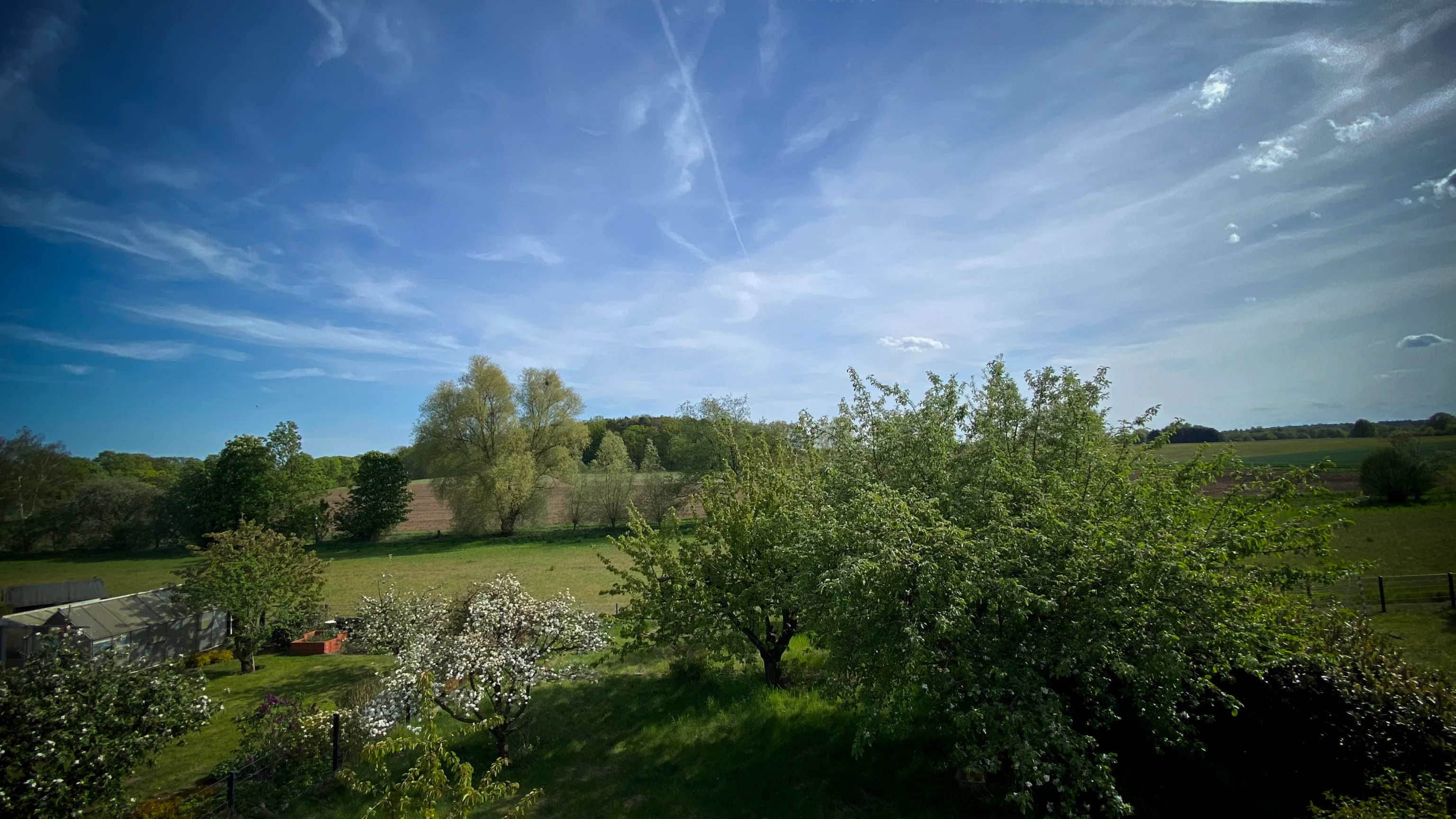 Feldblick am Ortsrand